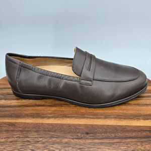 Abeo Shoes Women's 8 Neutral Brown Leather Naomi Strada Orthotic Comfort Loafers